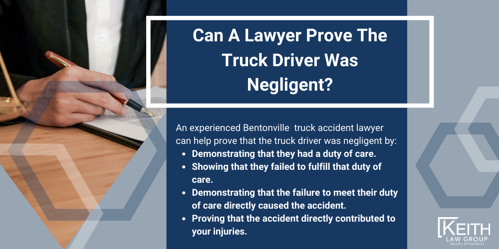 Can A Lawyer Prove The Truck Driver Was Negligent