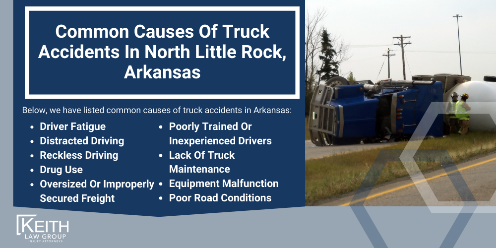 Common Causes Of Truck Accidents In North Little Rock, Arkansas