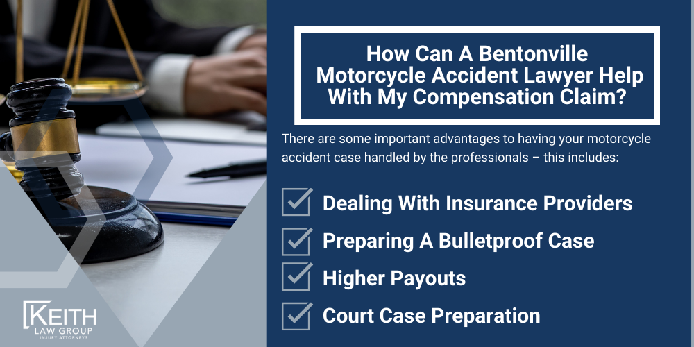 How Can A Bentonville Motorcycle Accident Lawyer Help With My Compensation Claim